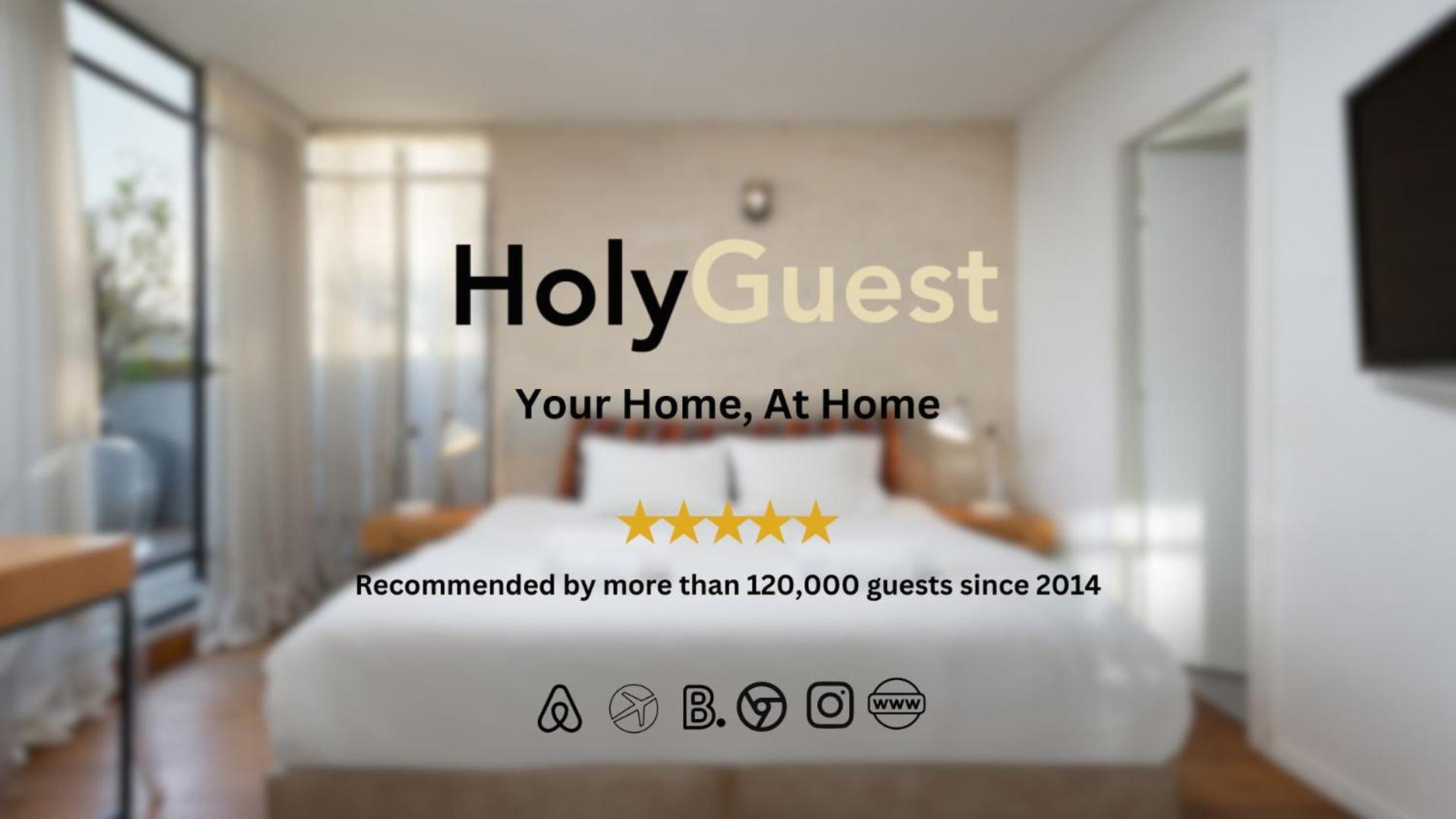 Comfortable Apartment With Balcony By Holyguest Tel Aviv Eksteriør billede